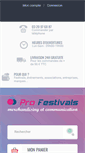 Mobile Screenshot of pro-festivals.com